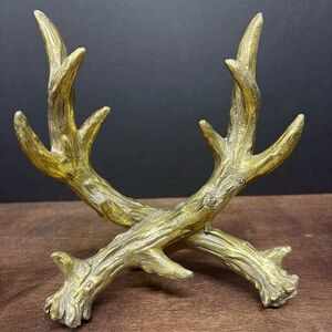 Gold Antler Display Stand